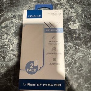 Insignia Anti-Reflective Screen Protector for iPhone 6.7" Pro Max 2023 - 2 Pack